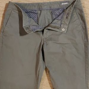Bonobos 35 x 34 straight fit gray chinos